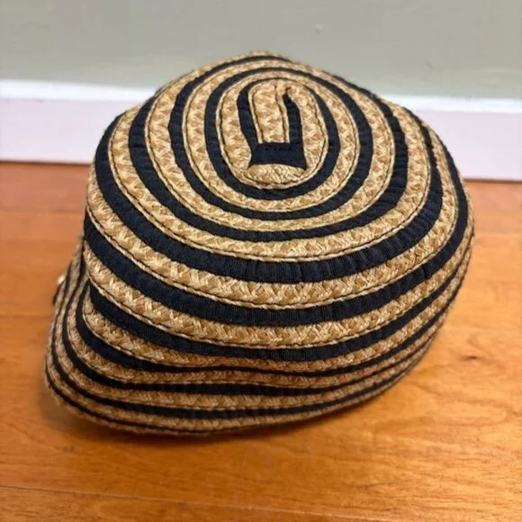 Eric Javits Squishee Womens Newsboy‎ Cap Stripe UPF 50+ Packable Beach Bohemian - Picture 4 of 9